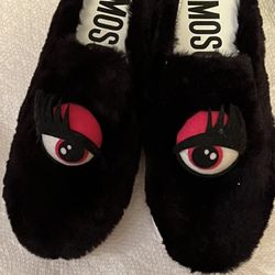 Moschino Fluffy Eye Loafers Size 6 