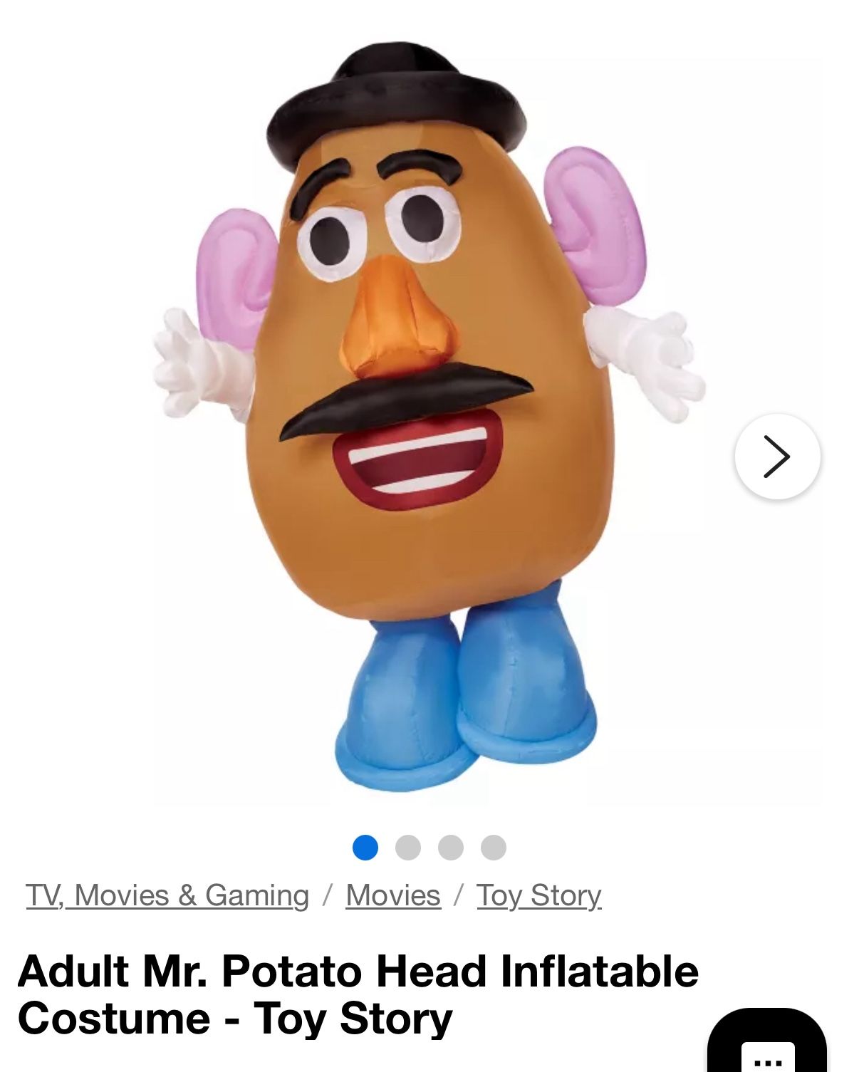Inflatable Mr Potato Head Costume