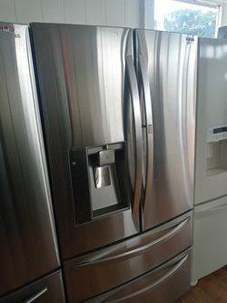 4 Door Stainless Refrigerator