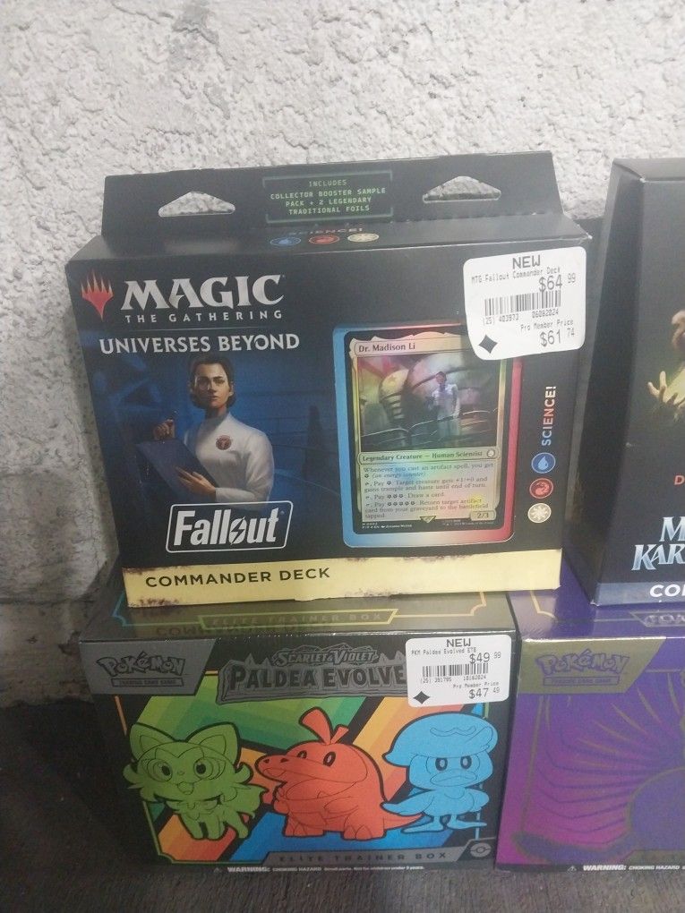 BRAND NEW POKÉMON AND MAGIC BOX SETS