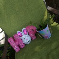 Easter Tin With Christmas / Easter Cactus