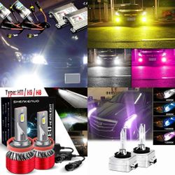 Hid Conversion Lights - Plug In Led Replacement Bulbs - Xenon Bulbs Ballast Mustang Ford To Dodge Ram 1500 F250 ATV Bike slingshot D2r D4s D4r D2 D3 