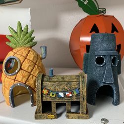 spongebob fish tank decorations