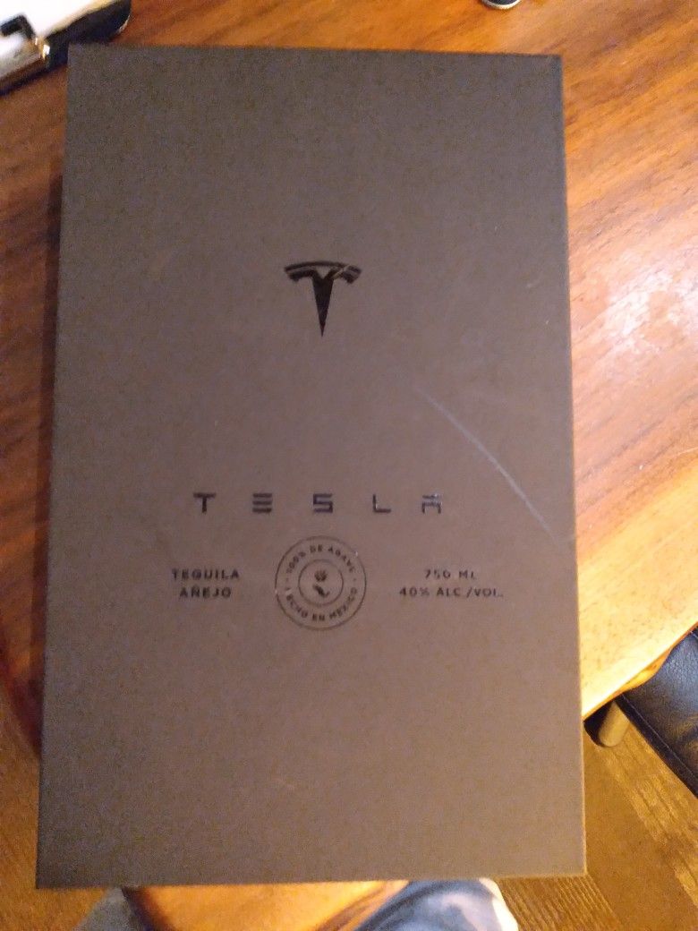 Limited Edition 'Empty' Tesla Tequila Bottle Collectors Item