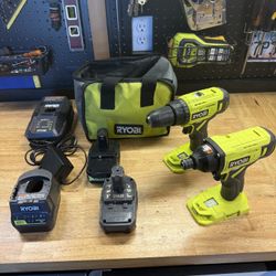 Ryobi Drill Set