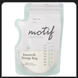Motif Breastmilk Storage Bags 100ct Unopened