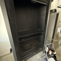 Black Ornate Armoire