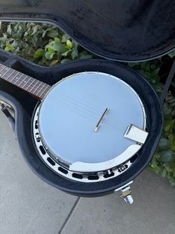 Rover 5-String Resonator Banjo w/ Hardshell Case – Excellent Condition