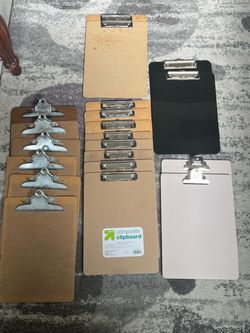 20 Clipboards Standard A4 Letter Size, 9x12.5 inch with Metal Clip