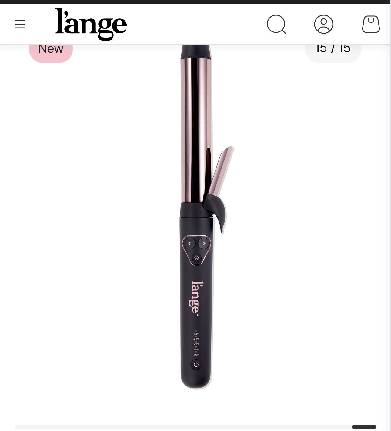 Lange/Rotating Curling Iron Wand