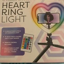 Heart ring light $20