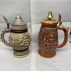 1977 Handcrafted Beer Steins 