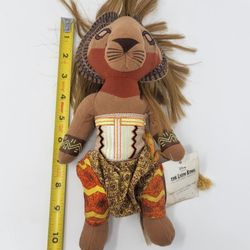 Disney's The Lion King Broadway Musical SIMBA Plush Beanbag Disney D33
