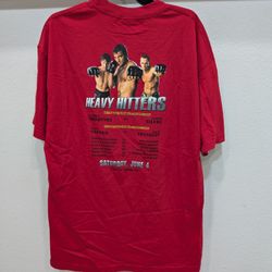 Vintage Y2K 2005 UFC 53 T-Shirt Heavy Hitters Arlovski vs. Eilers Tanner vs Franklin  Men's Size XL 