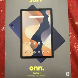 Onn Surf Tablet Android 14 10.1 Inch 32gb Blue New Open Box