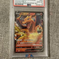 PSA 10!⭐️ Charizard V Japanese Starter Set!