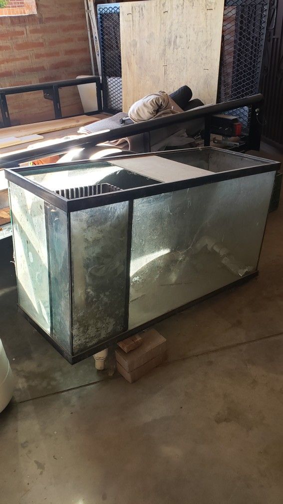 Fish Tank And Cabinet