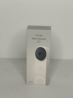 Google Nest Video Doorbell 2K 3rd Gen Wired (Snow) G6PPP