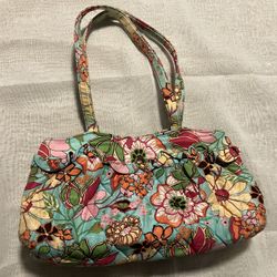 Vera Bradley Tropical Silk Ruffle Purse