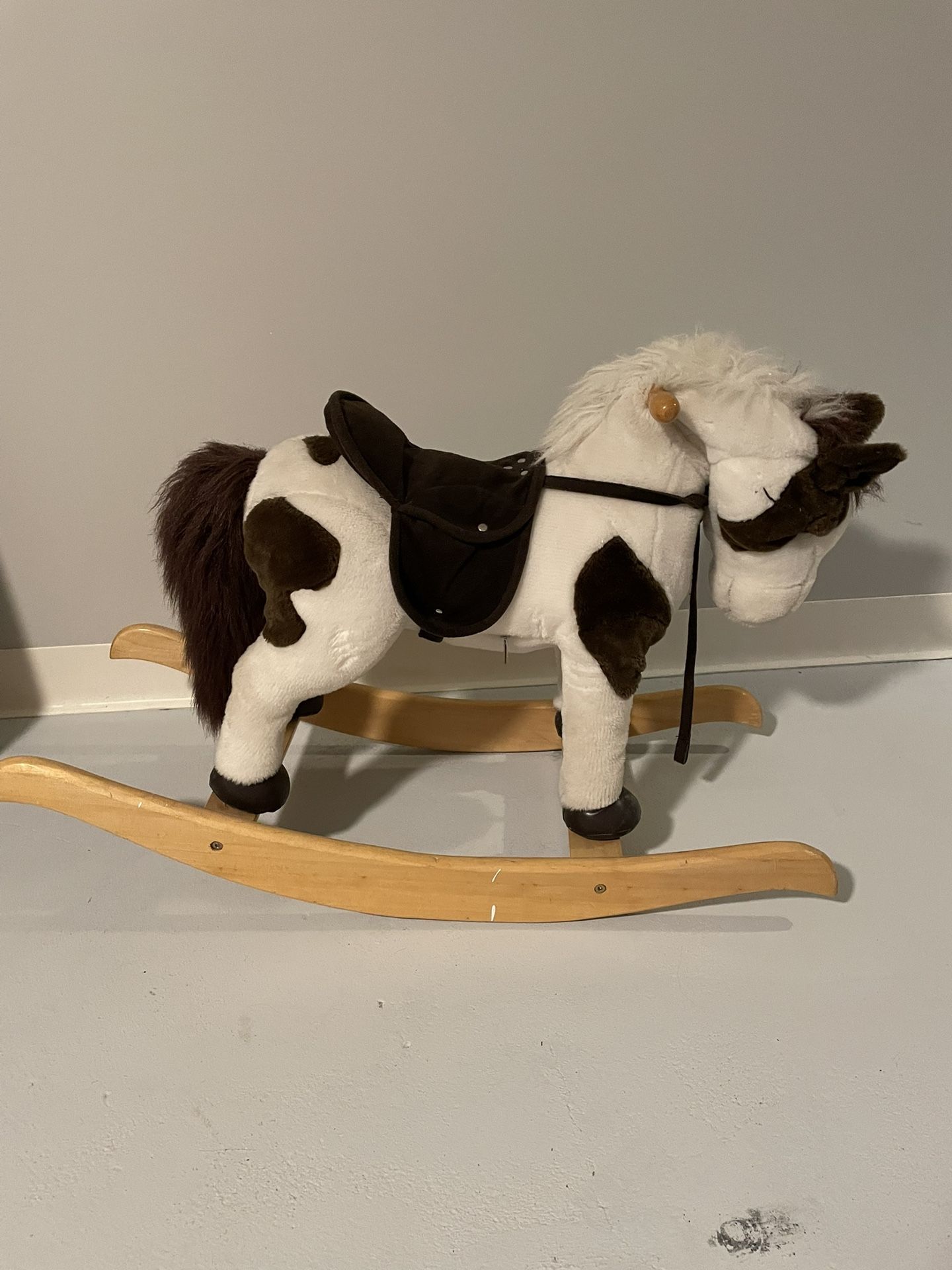 Children’s Plush Rocking Horse