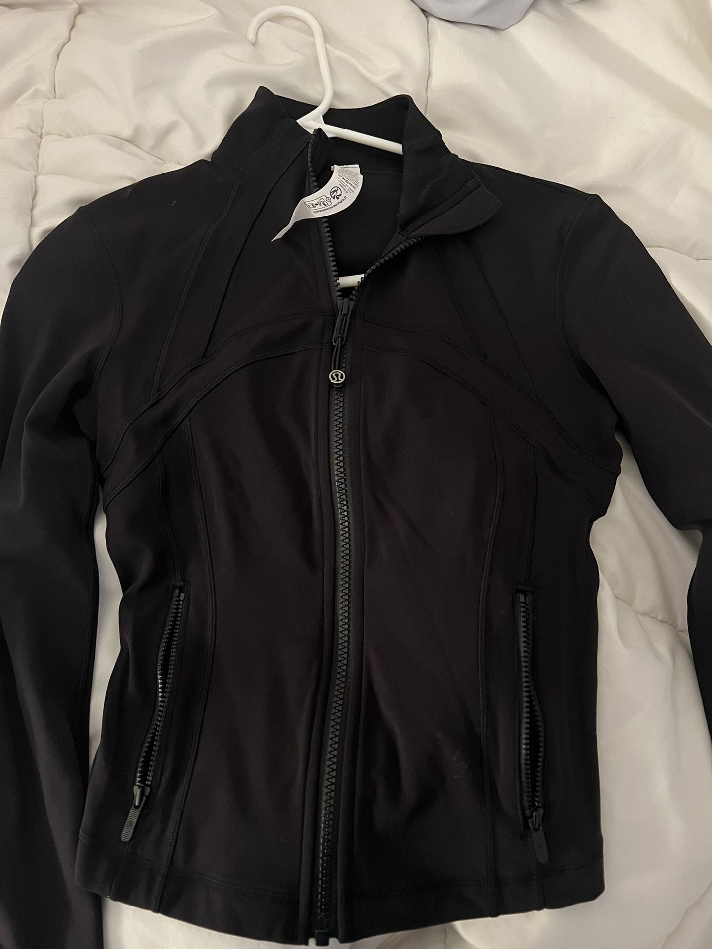 lu lu lemon define jacket cropped 