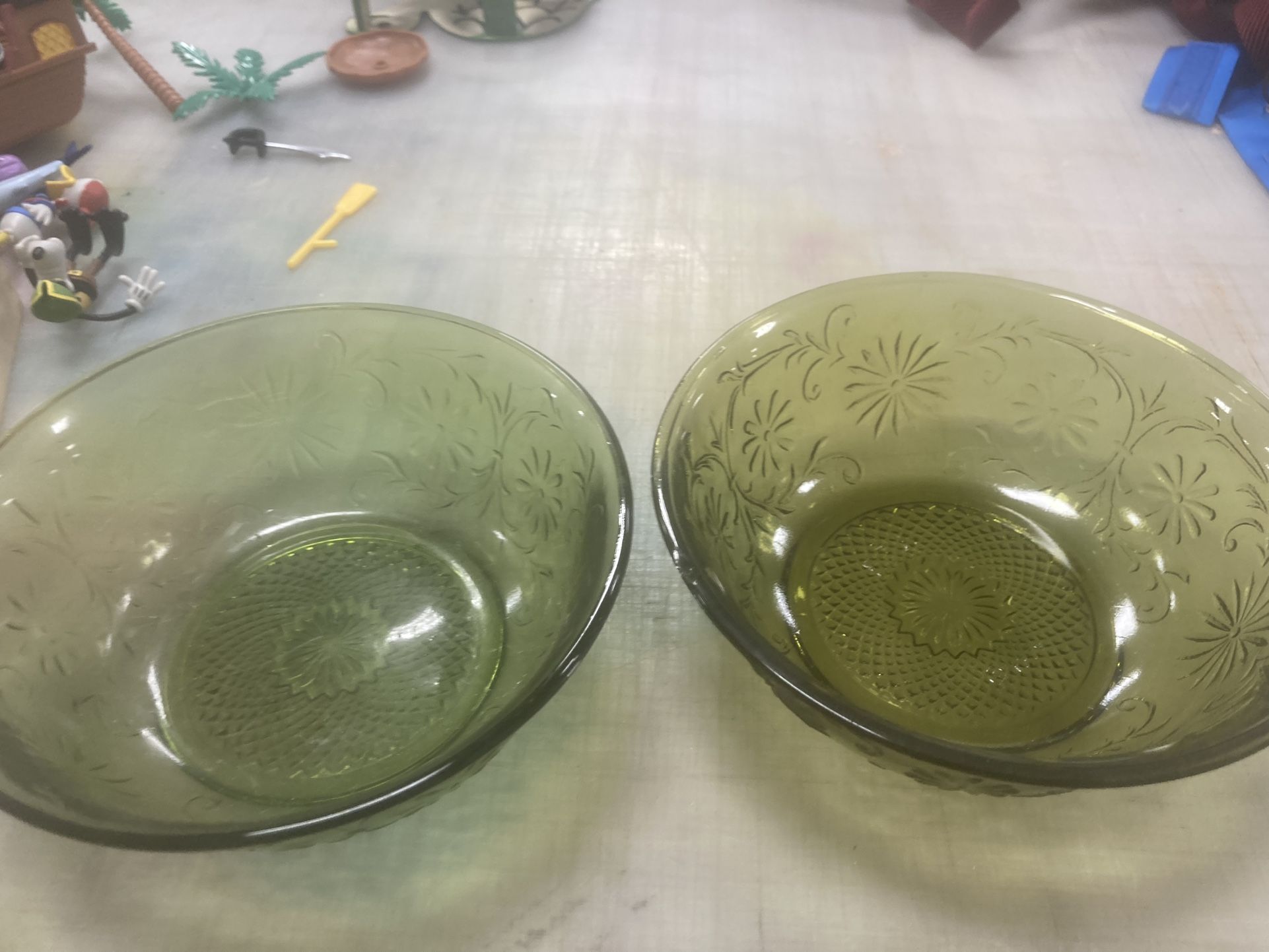 Antique Glass Bowls