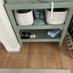 Green Changing Table