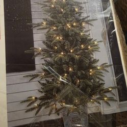 Holiday Time 4-foot pre-lit porch Christmas tree