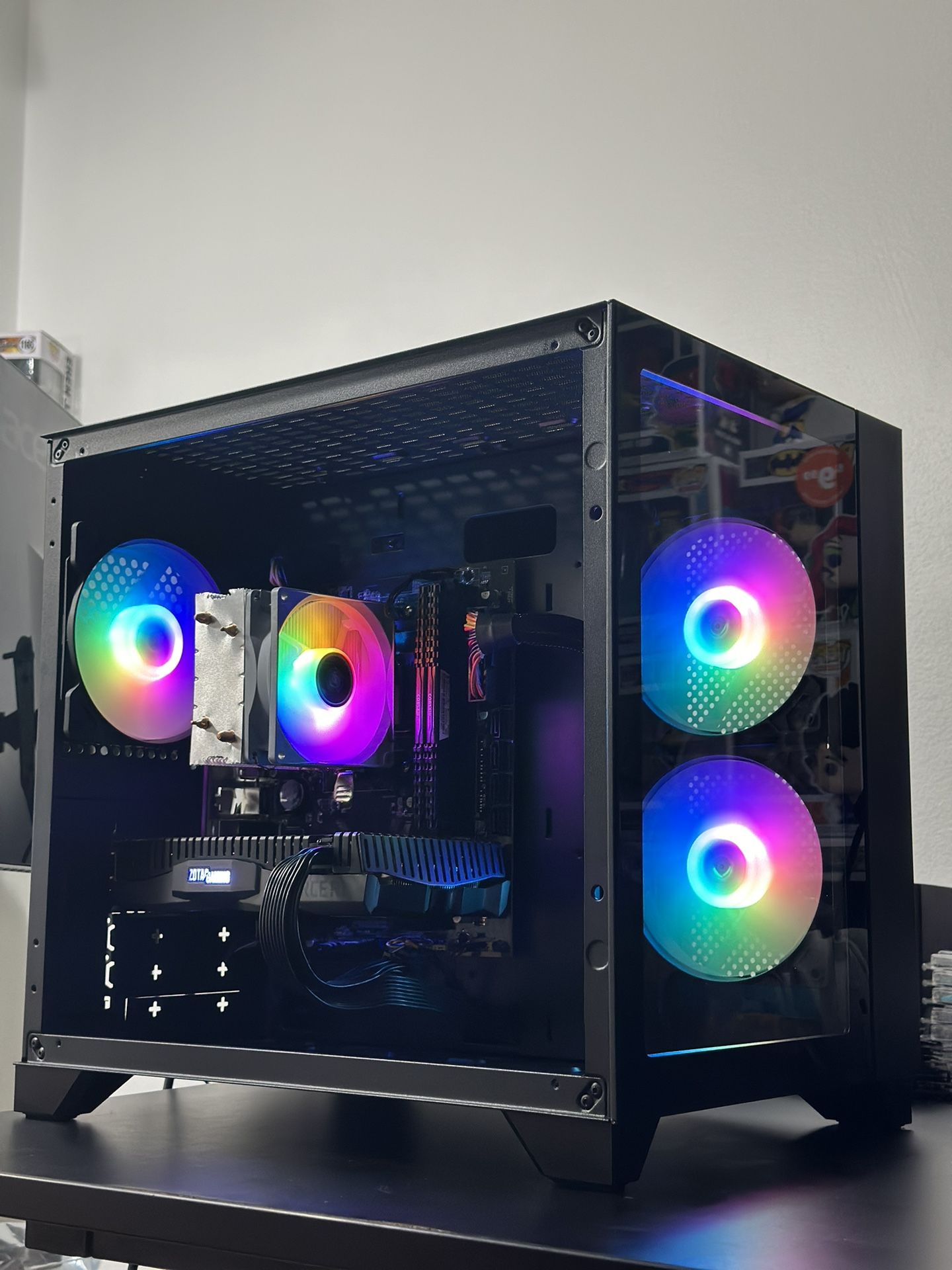 RGB Gaming PC RTX 2070 8GB Ryzen 3600 Windows 11 Pro