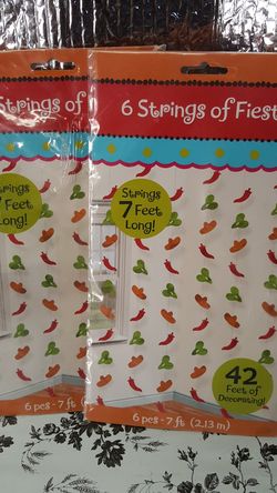 New Fiesta String Party Decorations - See description for more information.