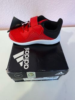 Adidas Kids Sneakers Red and Black size US 6K.