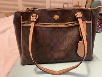 Coach Peyton Jordan Signature Carryall Double Zip