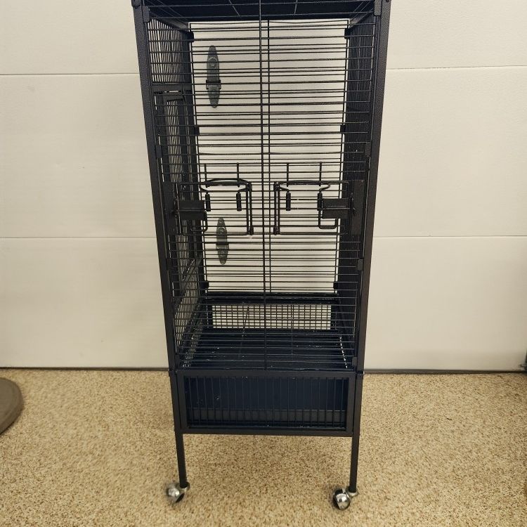 51" Bird Cage With Play Pen Topper