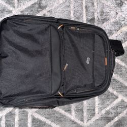 Solo New York UBN701-4 17.3 Inch Laptop Backpack, Black, 17.5 x 11.75 x 8