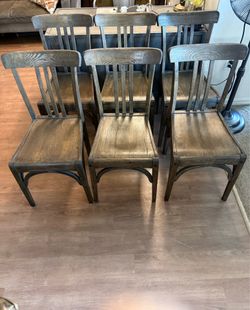 Restoration Hardware 6 dining chairs