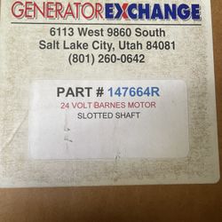 147664 Electric Motor For Skyjack