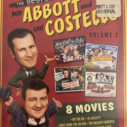 The BEST Of BUD ABBOTT And LOU COSTELLO Volume 2 (DVD) NEW!