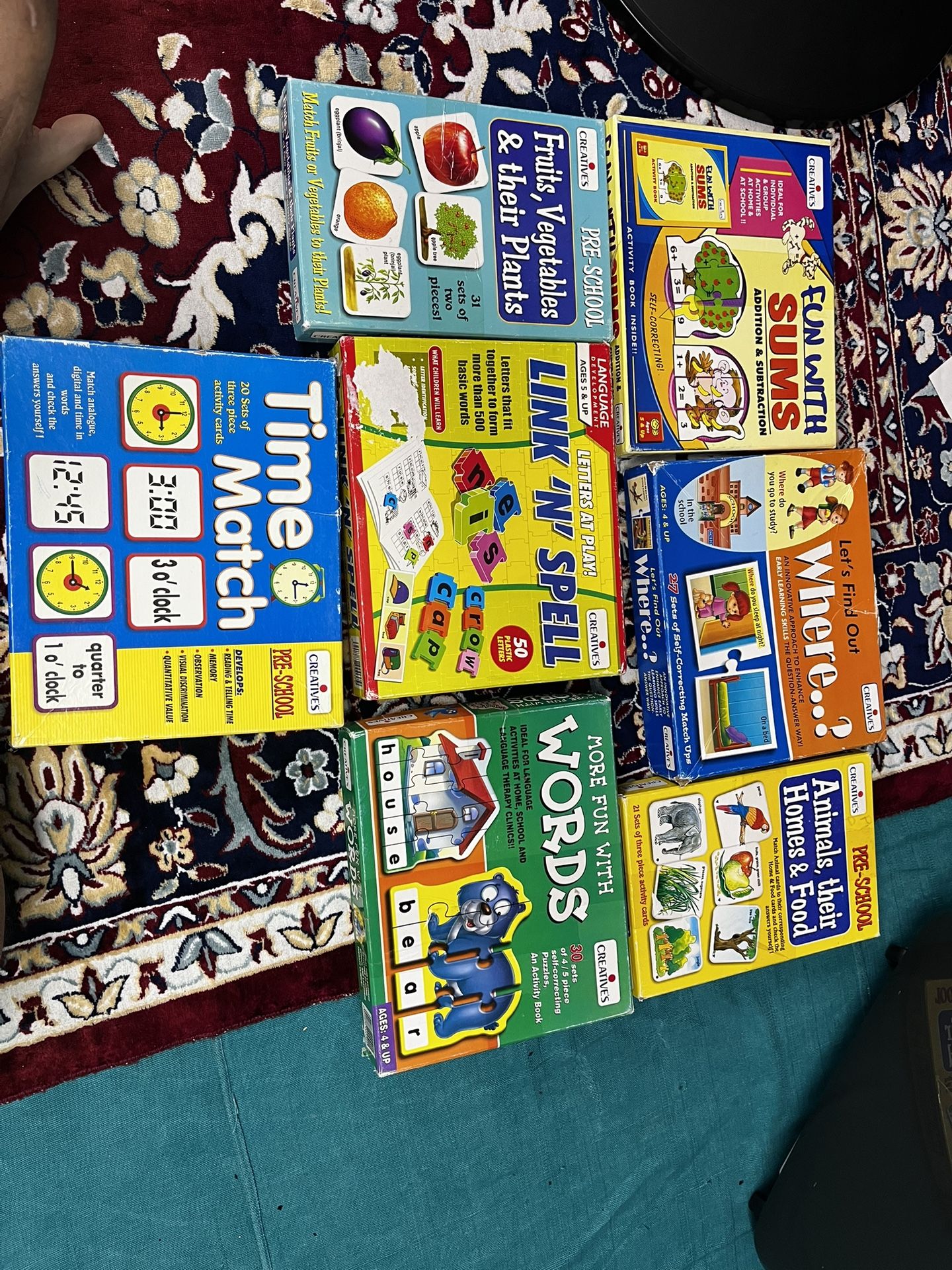 Total 7 Board Games Creative Scholars