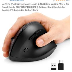 AUTLEY Wireless Ergonomic Mouse 