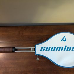 Vintage Ken Rosewall Seamless Tennis Racquet With Cover
