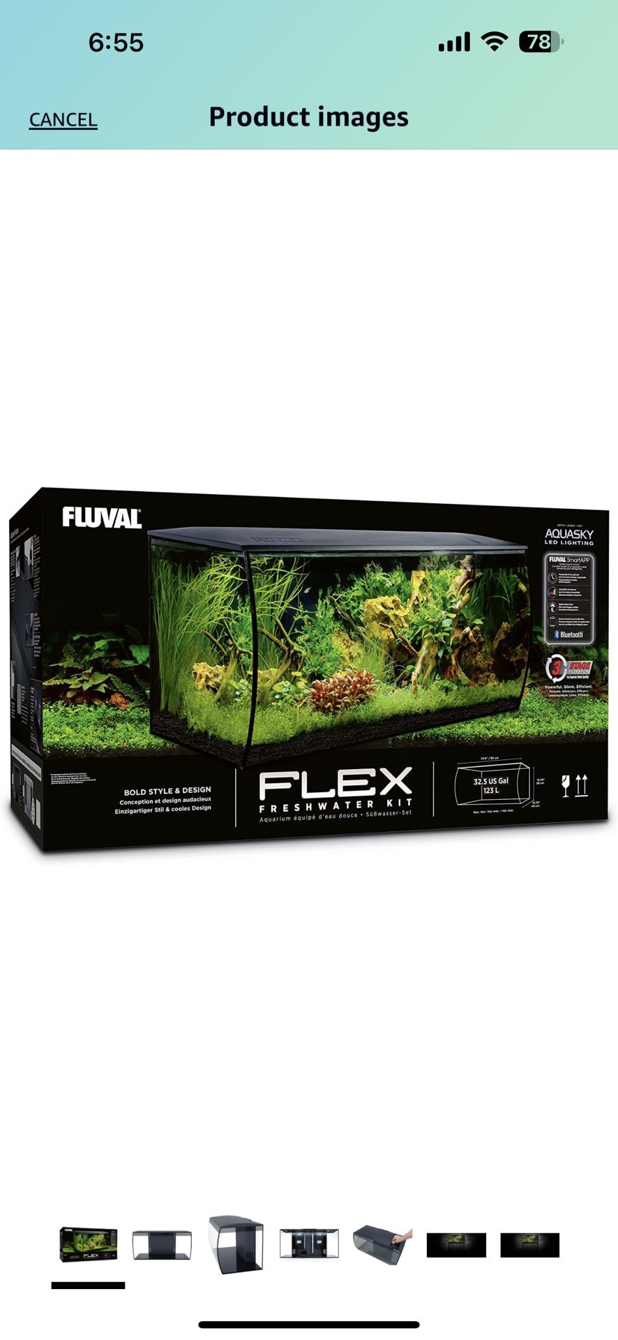 Fluval Flex 32.5G 123L