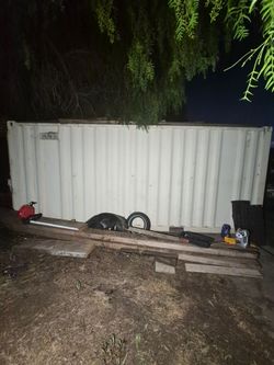 20 ft storage container, double door single entrance