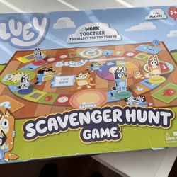 Bluey Scavenger Hunt Board Game