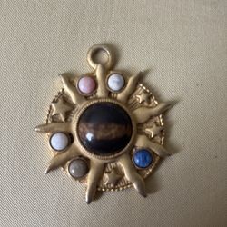 Golden Sun Celestial Pendant For Women