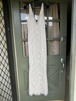 Cream Sparkly Dress New