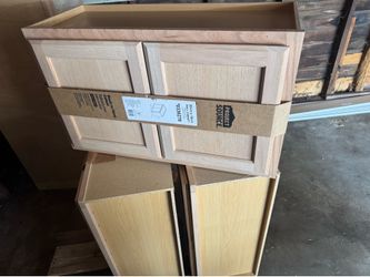 3 upper cabinets. Could be sold separately