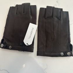 Leather Driving Gloves Size Large 