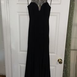 Long black dress