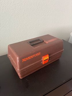 Vintage Adventurer Fishing Tackle Box Full of Trout Tackle-$65 OBO