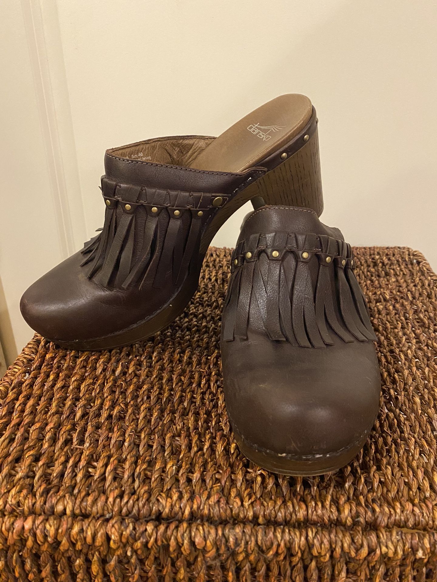 Dansko Heeled Clogs